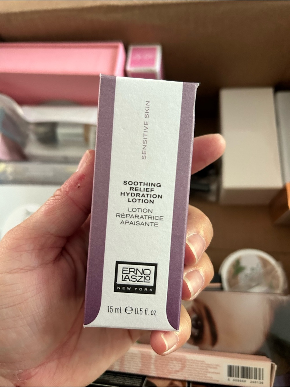 4/$100 Erno Laszlo Soothing Relief Hydration Lotion - Pink & White Packaging